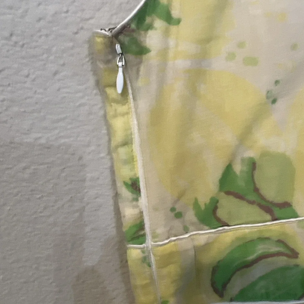 Free People YELLOW/GREEN Floral Sundress Summer Dress SIZE 6
